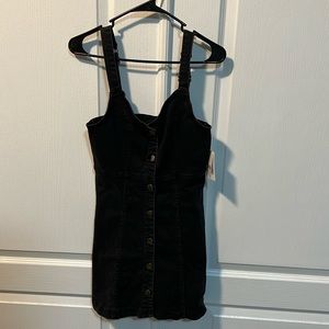 BDG denim overalls dress